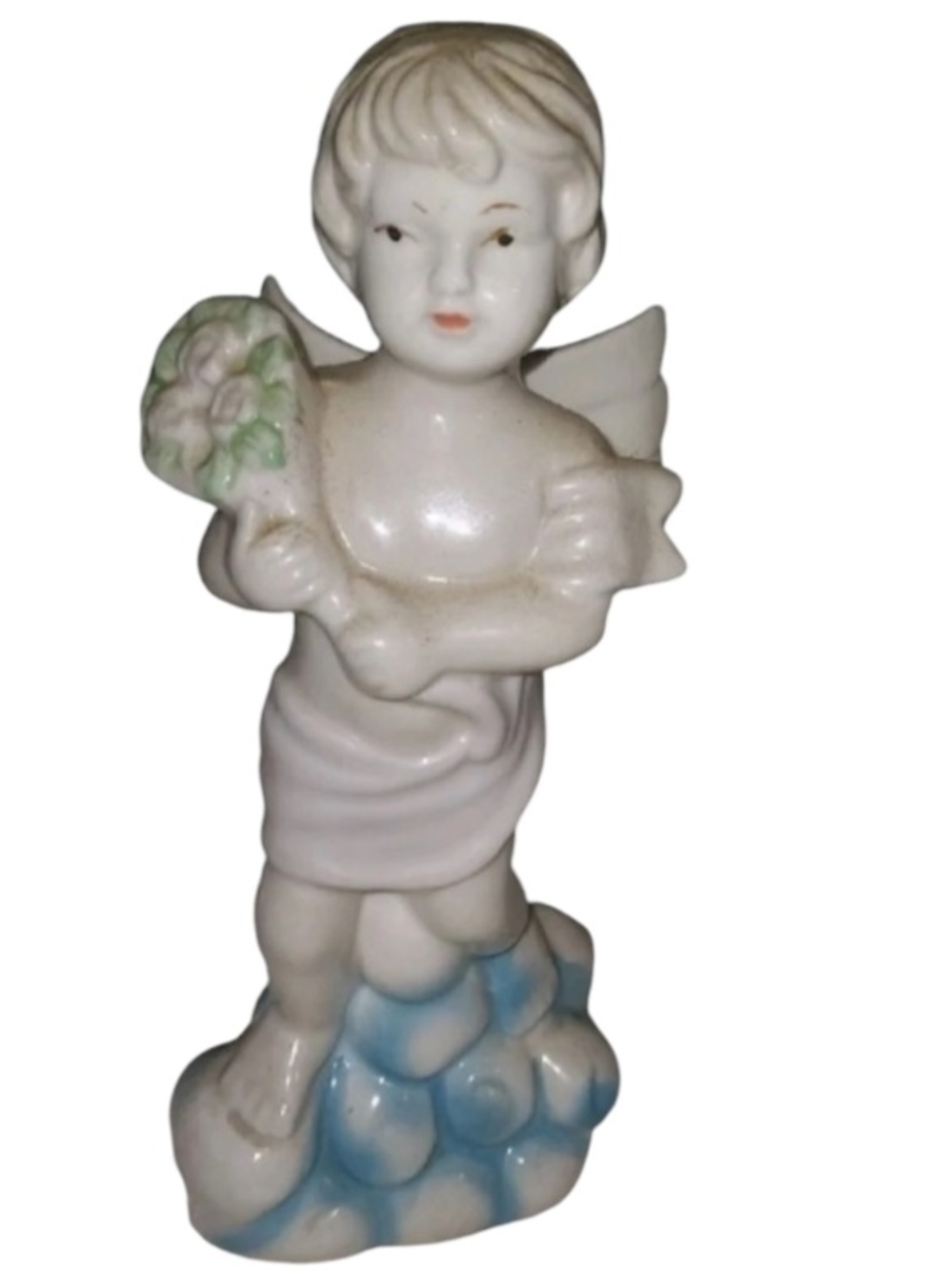 ADORABLE Pair Of Porcelain Cherubs.